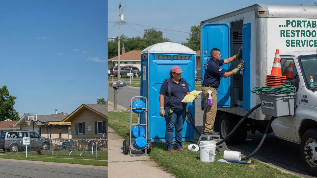 Portable Toilet Rental in Girard, IL near me